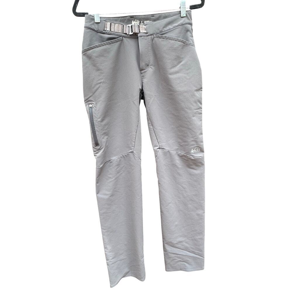 REI Co-op Activator Gray V2 Soft-Shell Pants Size 2 Hiking Activewear
